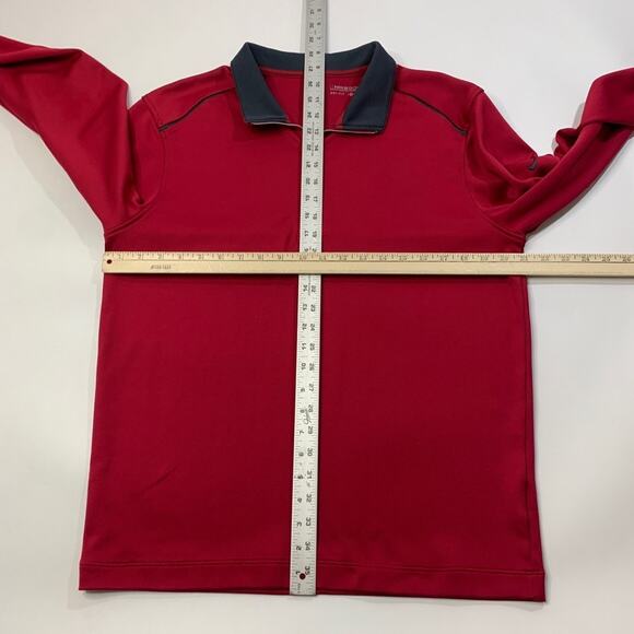 Nike Sweatshirt Mens M Medium Wine Red Golf Dri Fit Quarter Zip Pullover - Picture 6 of 13